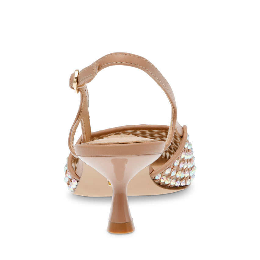 Legaci-mr Décolleté Clear Rhinestone Mesh