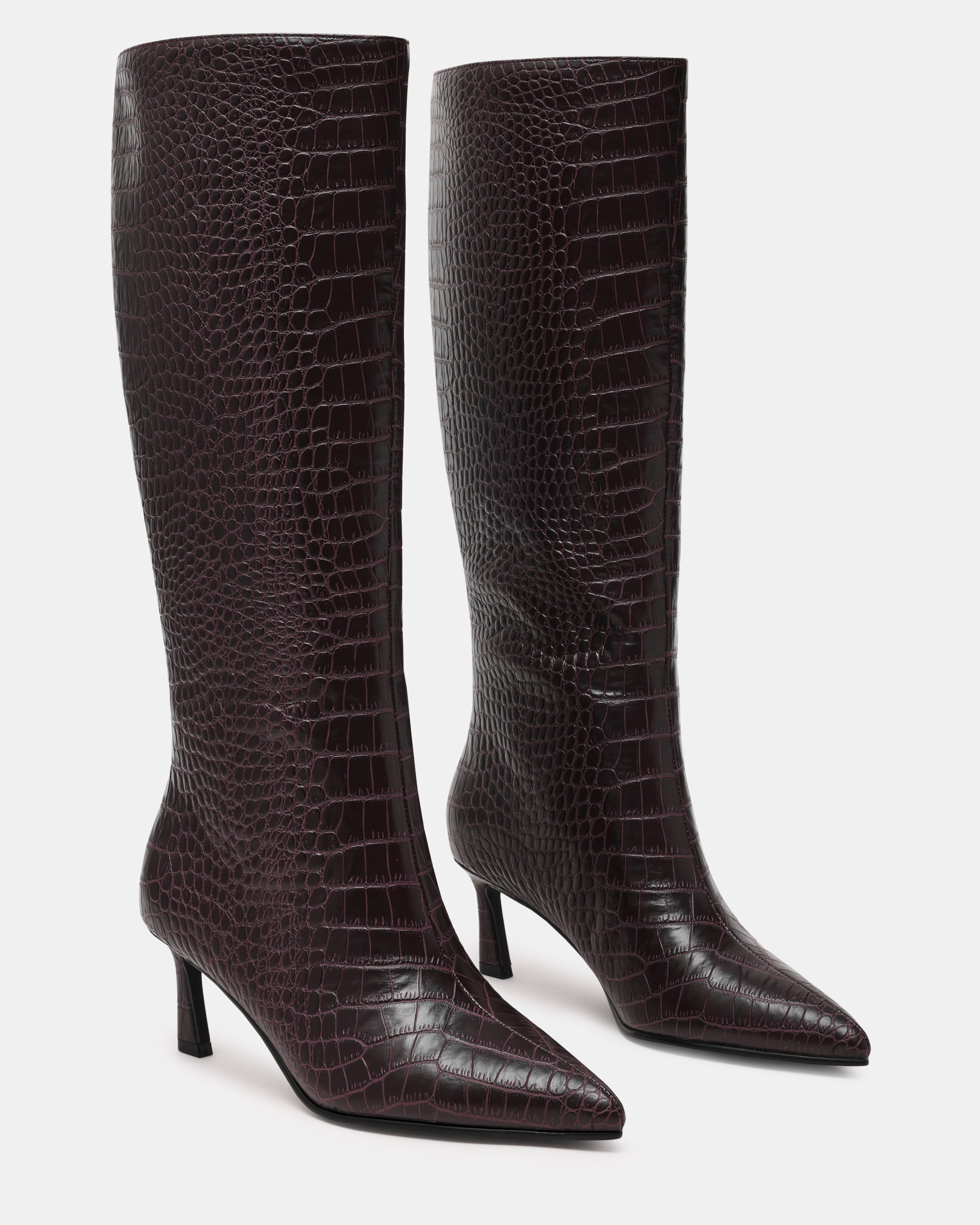 LAVAN STIVALE COFFEE CROCO