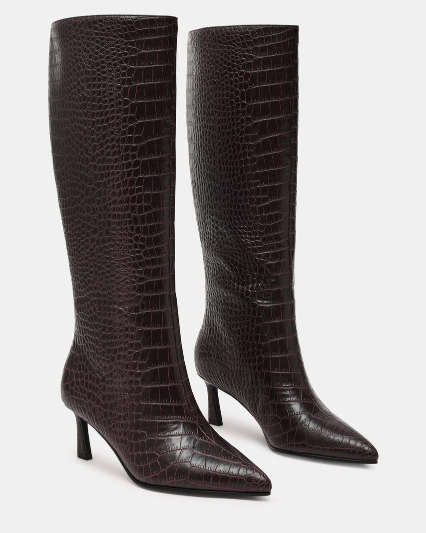 LAVAN STIVALE COFFEE CROCO