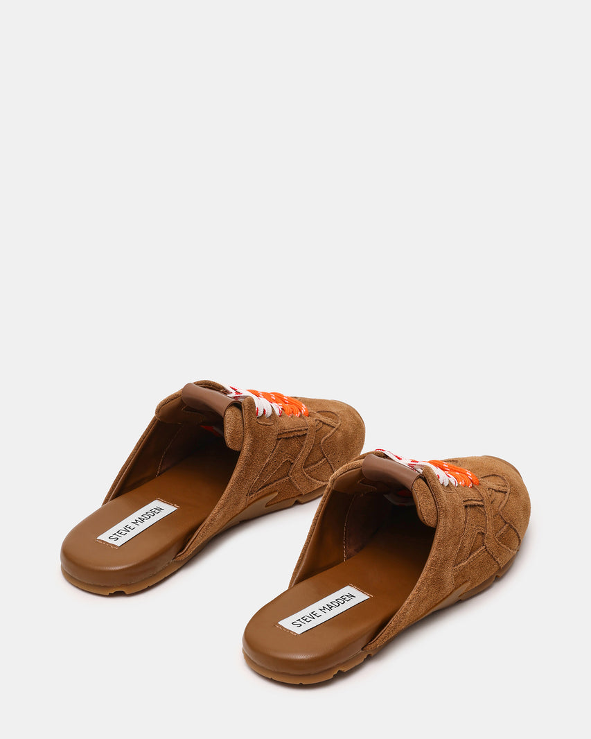 Asiel Sneaker Mule Chestnut Suede - view 4