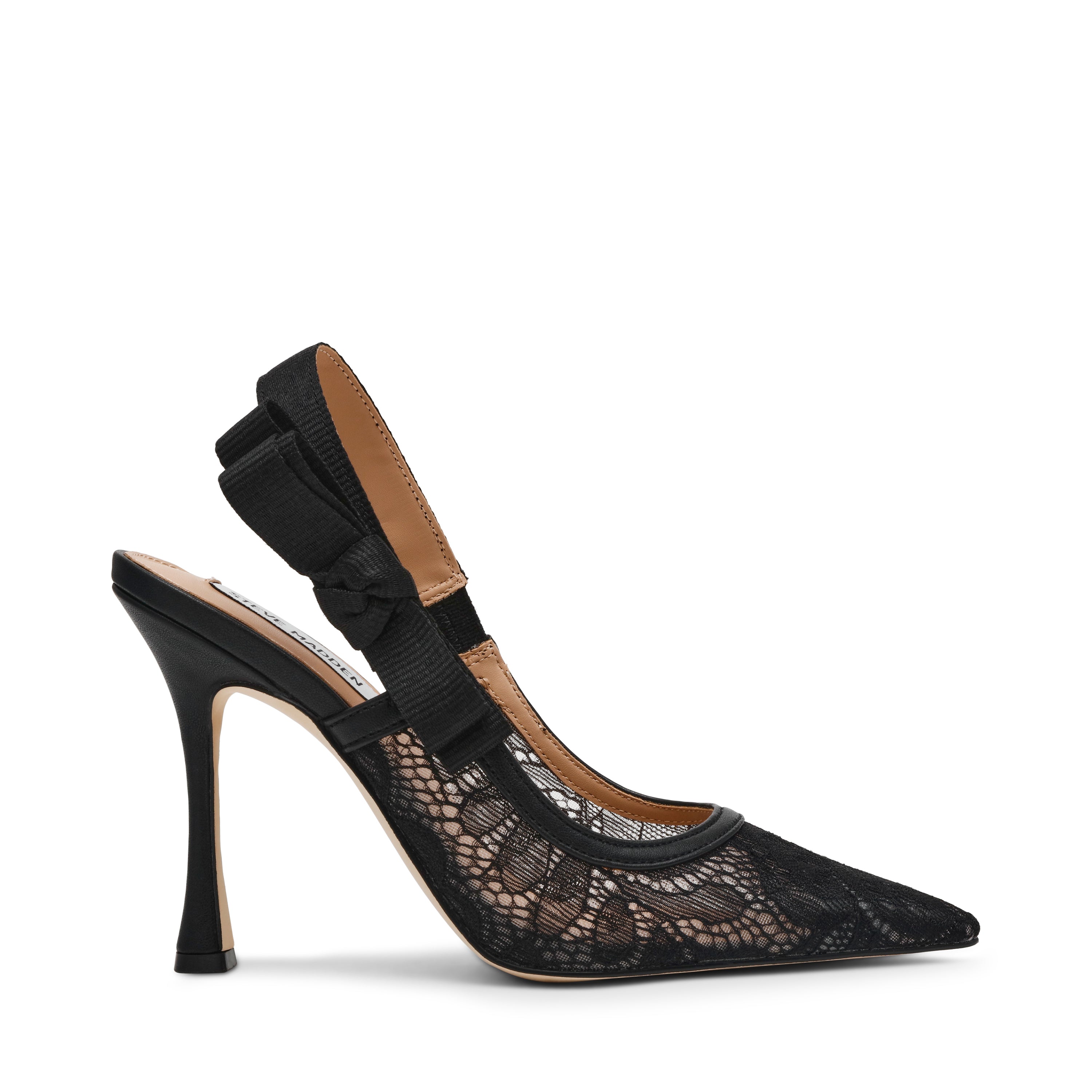 Brylie-l Slingback Nero Lace