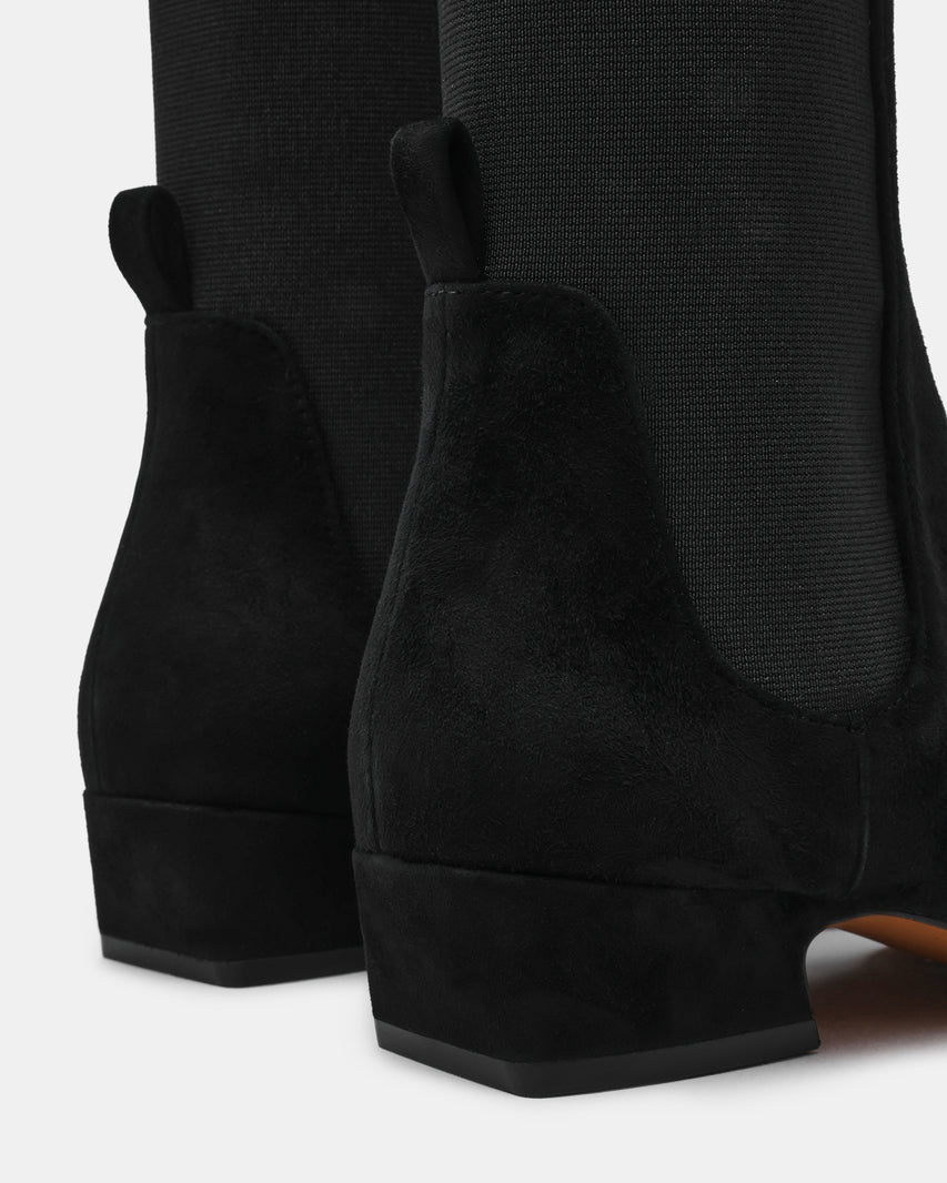 Doubledown Stivale Nero Suede - view 3