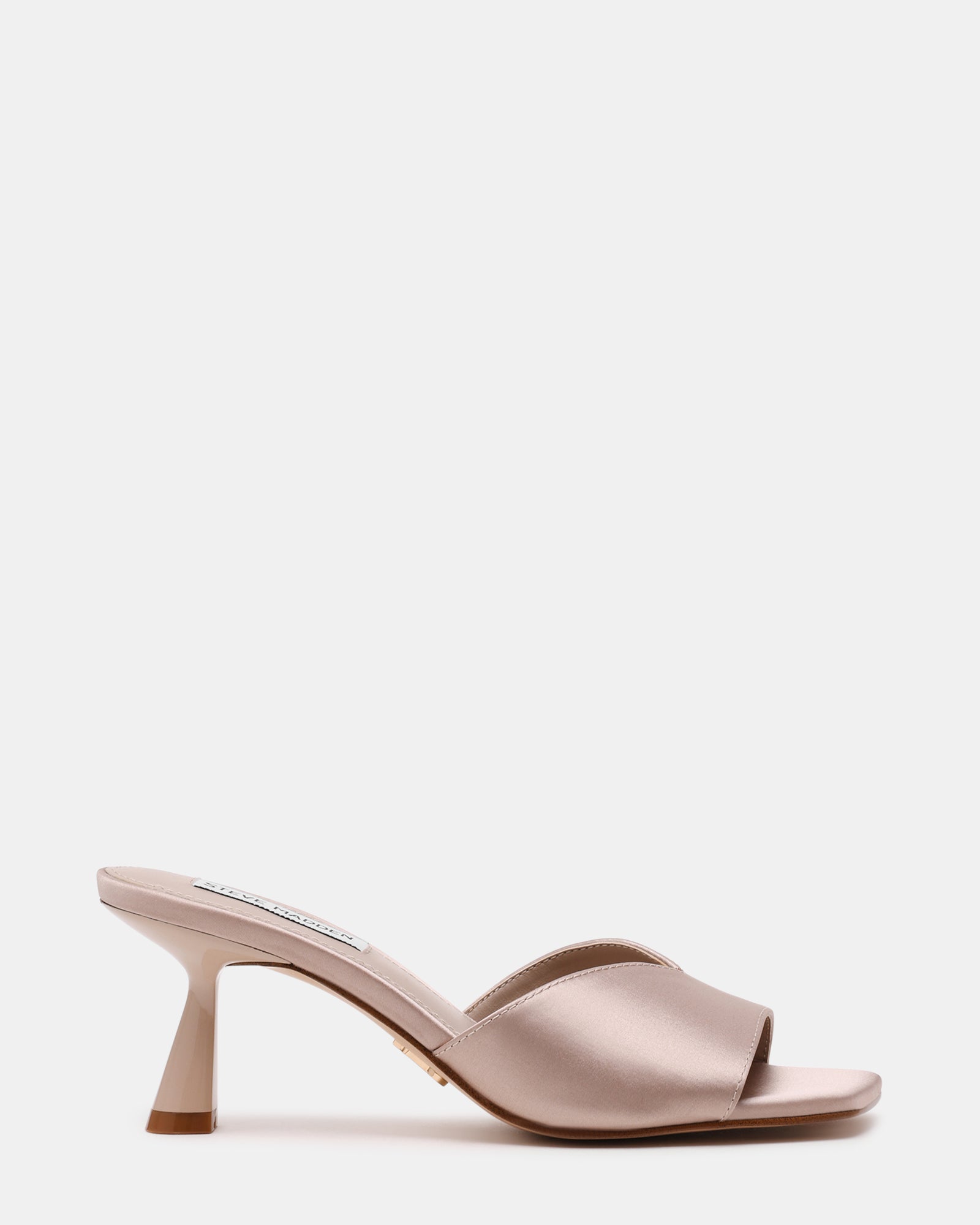 Ivie Mule Taupe Satin