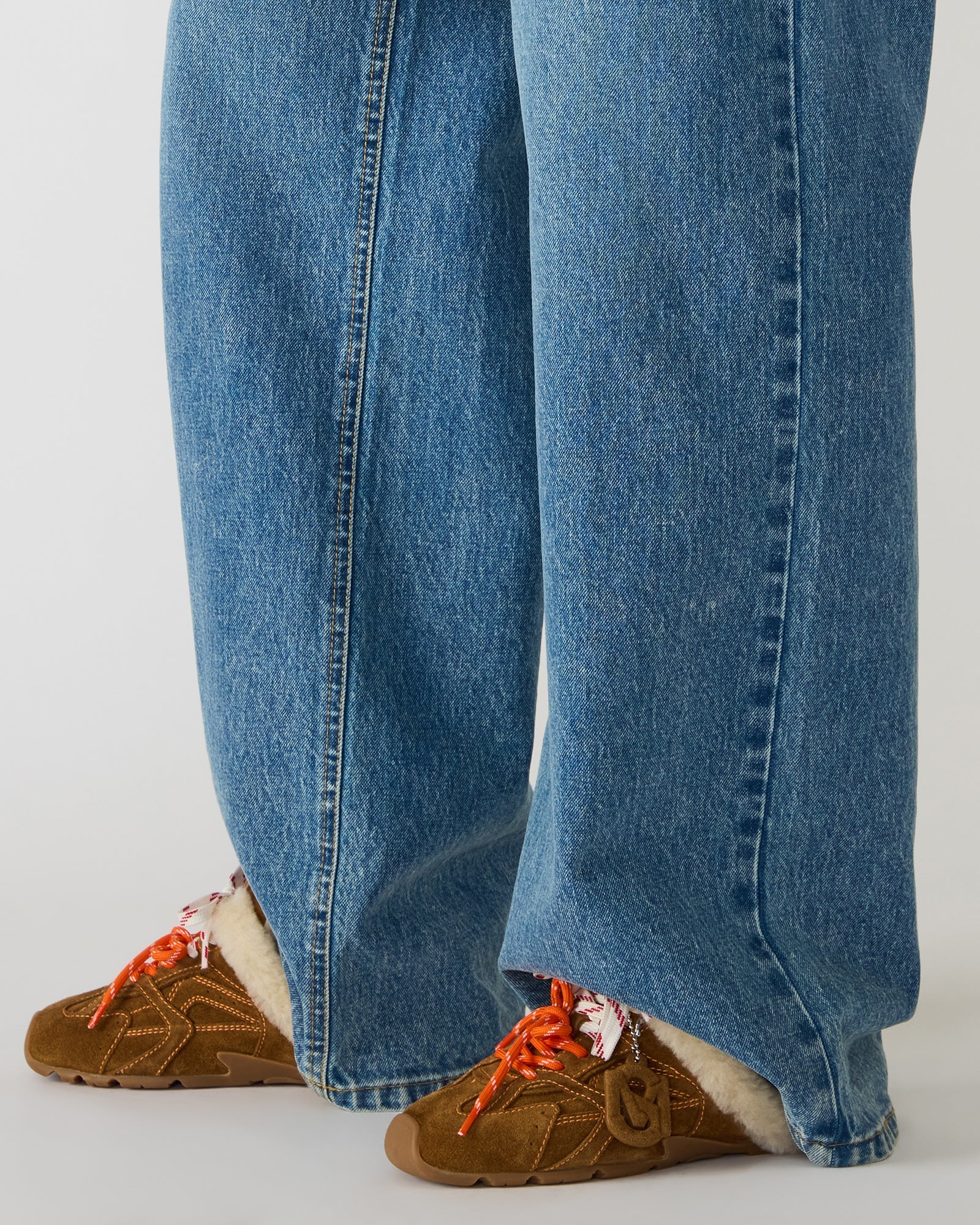 Asiel Sneaker Mule Chestnut Suede - view 6