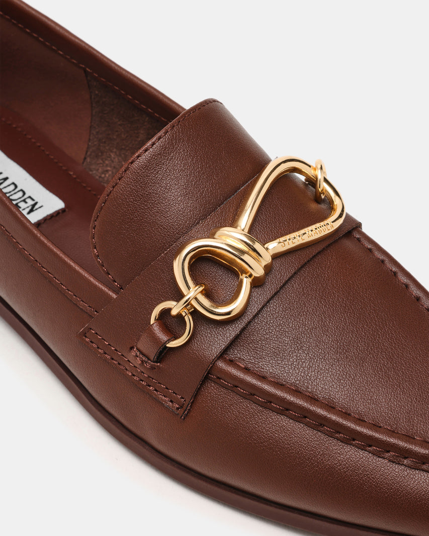 Chatty Mocassino Marrone Pelle - view 3
