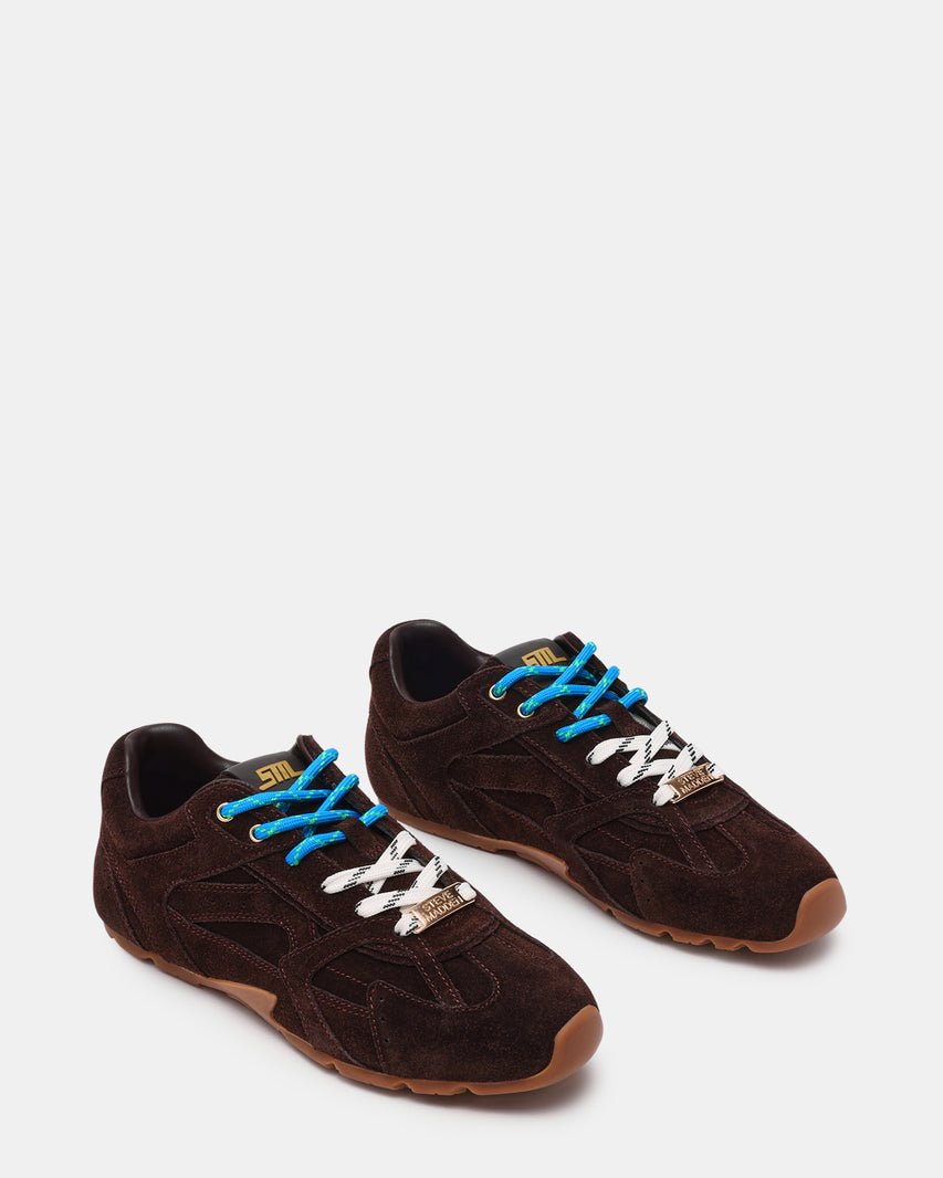 Asiel Sneaker Choco Marrone Suede - view 2
