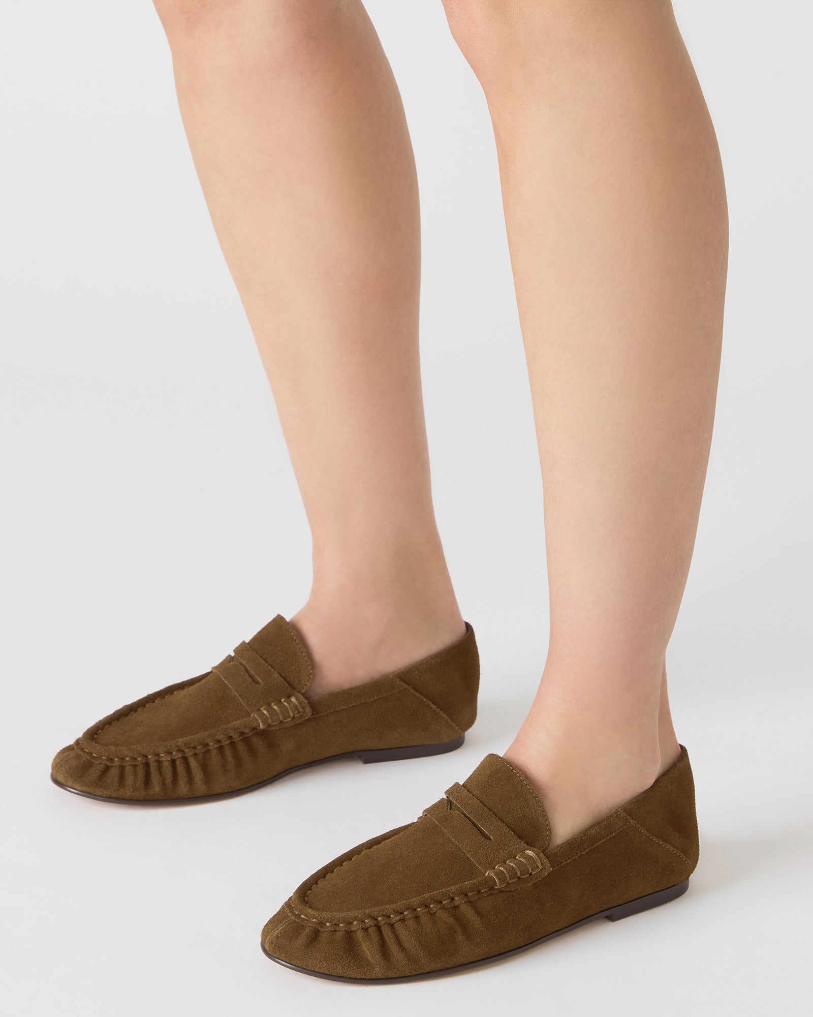Roger Mocassino Taupe Suede - view 2