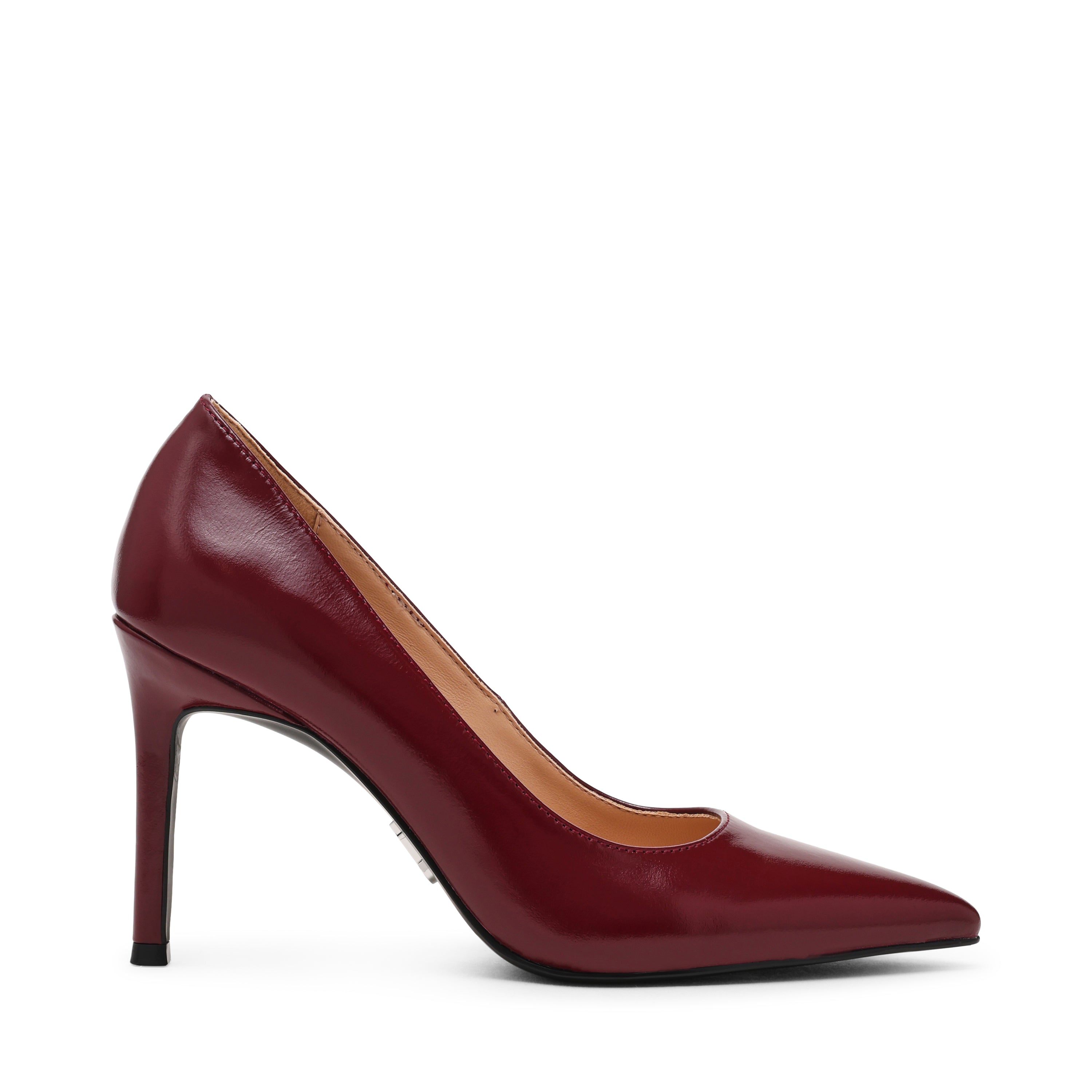 SECURED DÉCOLLETÉ CHERRY LACQUER PELLE