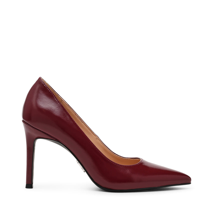 SECURED DÉCOLLETÉ CHERRY LACQUER PELLE