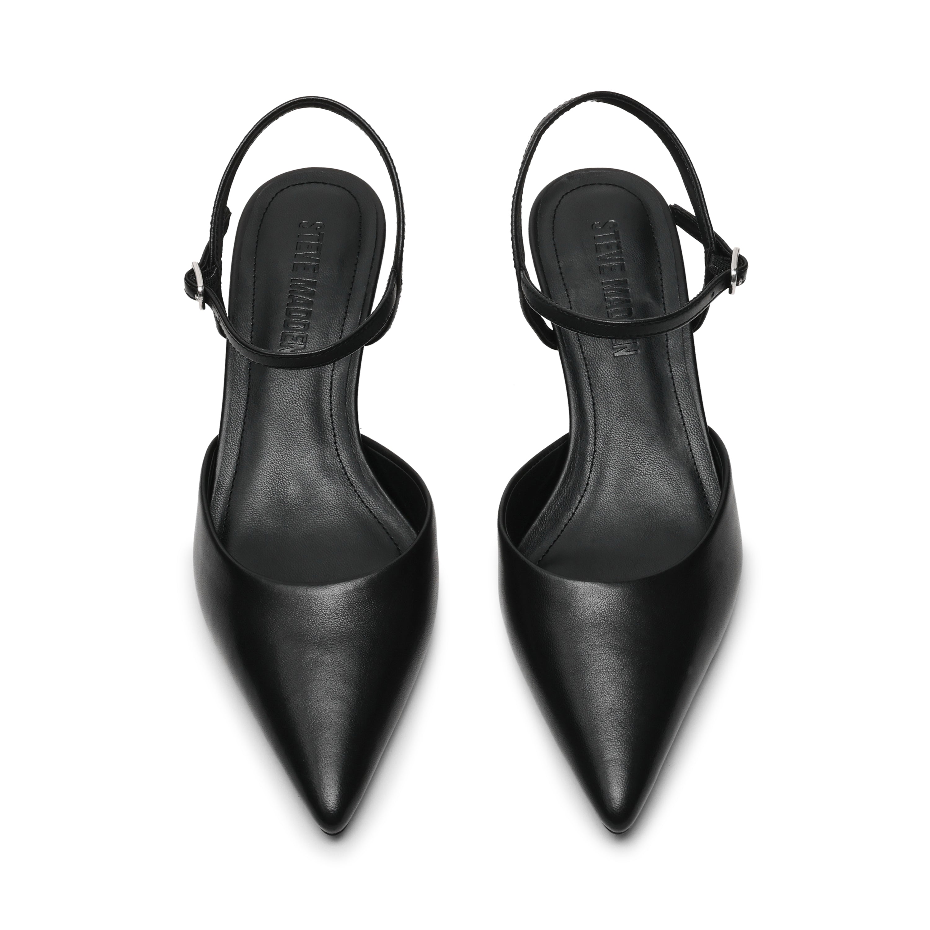 ADELAIDE SLINGBACK NERO PELLE