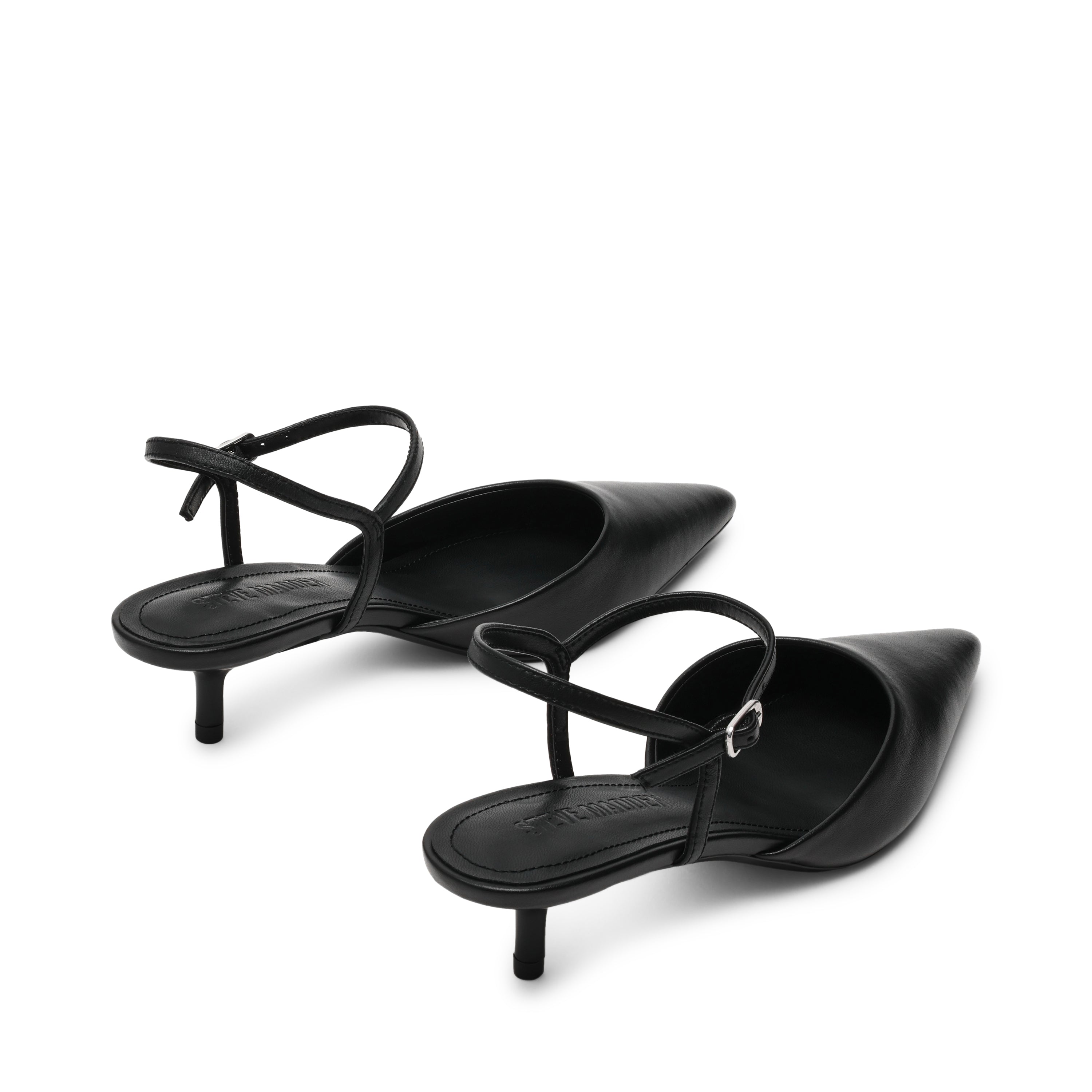 ADELAIDE SLINGBACK NERO PELLE
