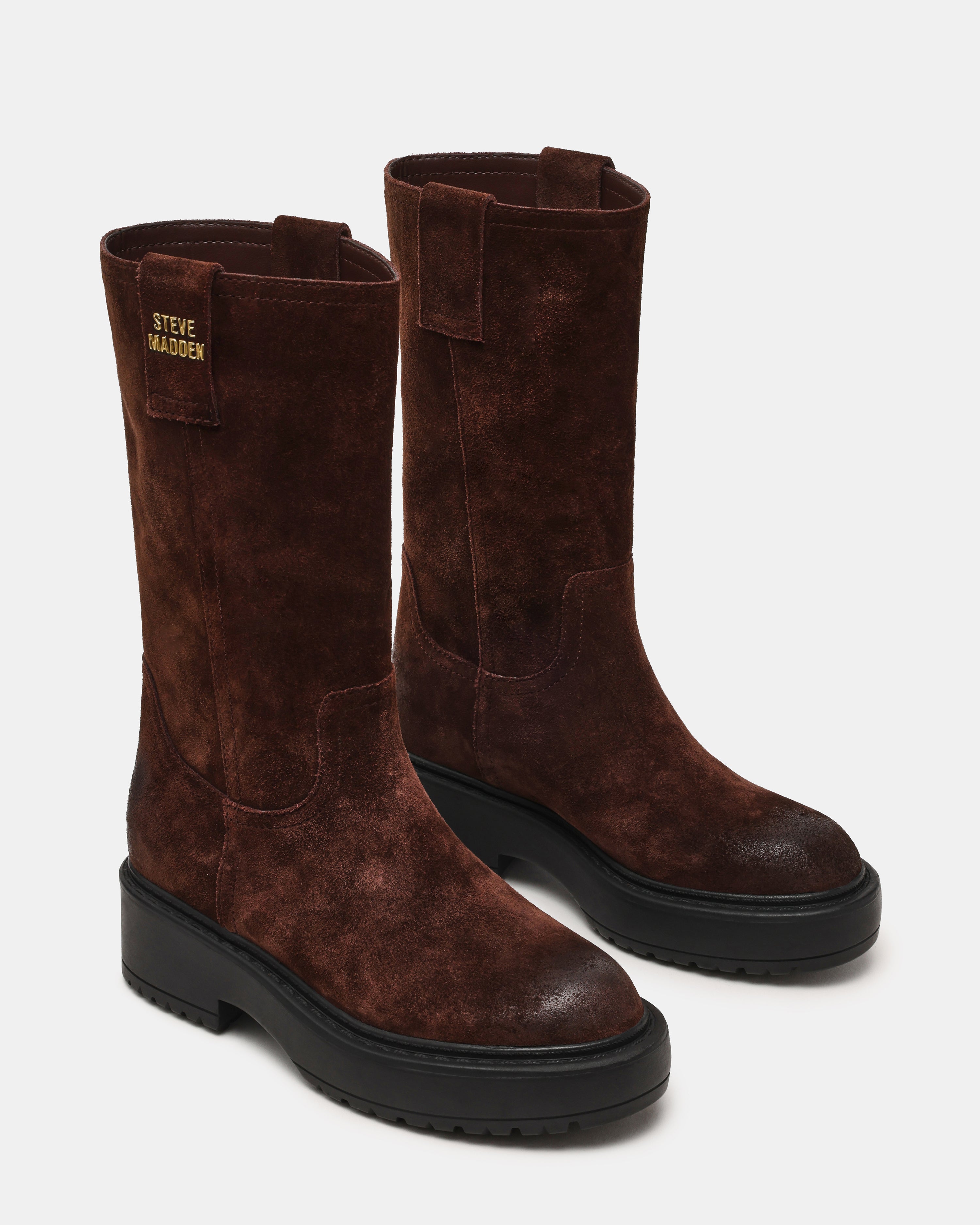 Ruckus Stivale Chocolate Marrone Suede - view 2