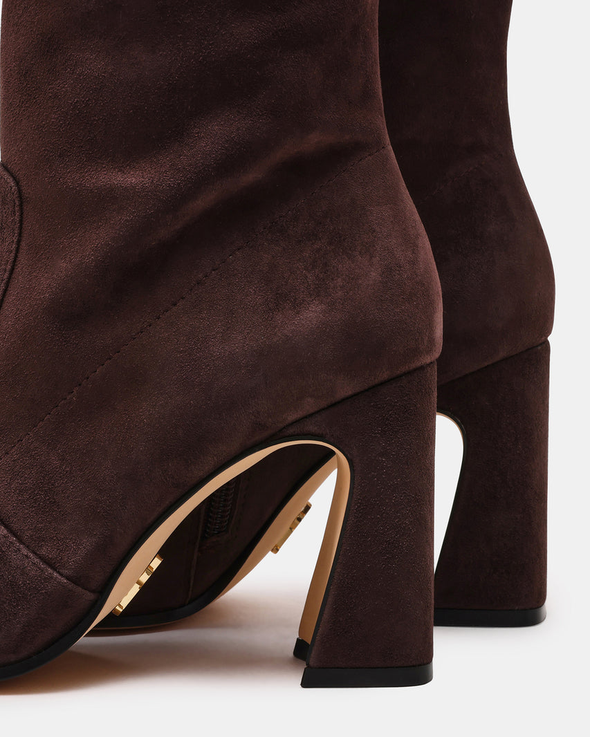TREASURY STIVALE MARRONE SUEDE