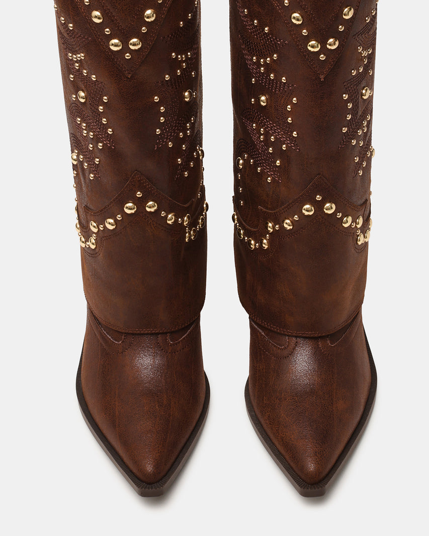 Stagecoach Stivale Marrone Pelle - view 6