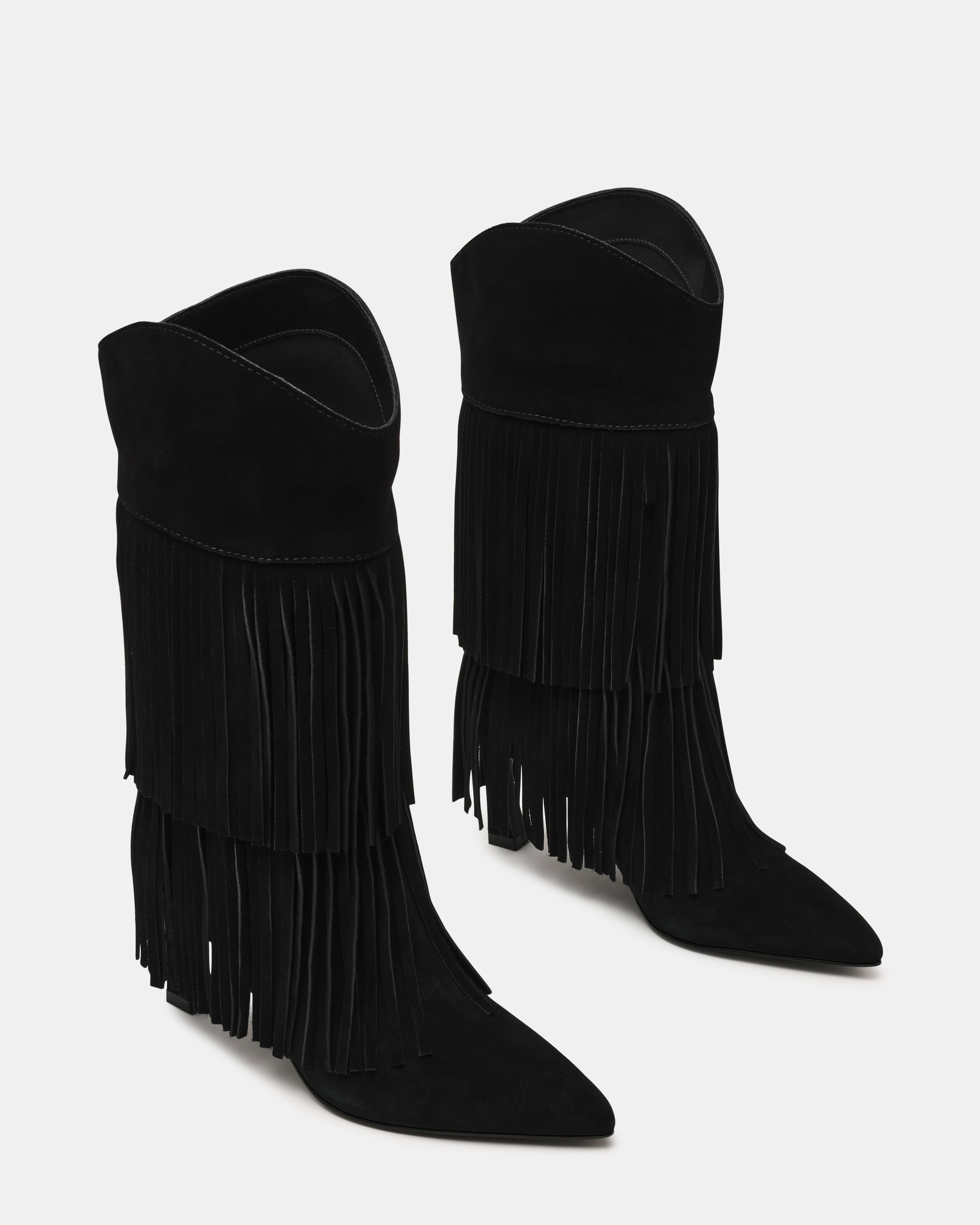 Torch Stivale Nero Suede - view 5