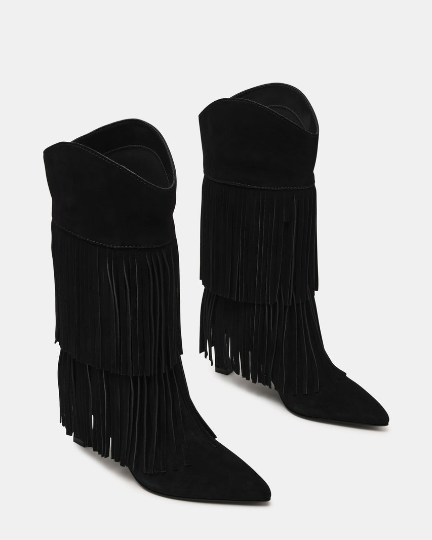 Torch Stivale Nero Suede - view 5