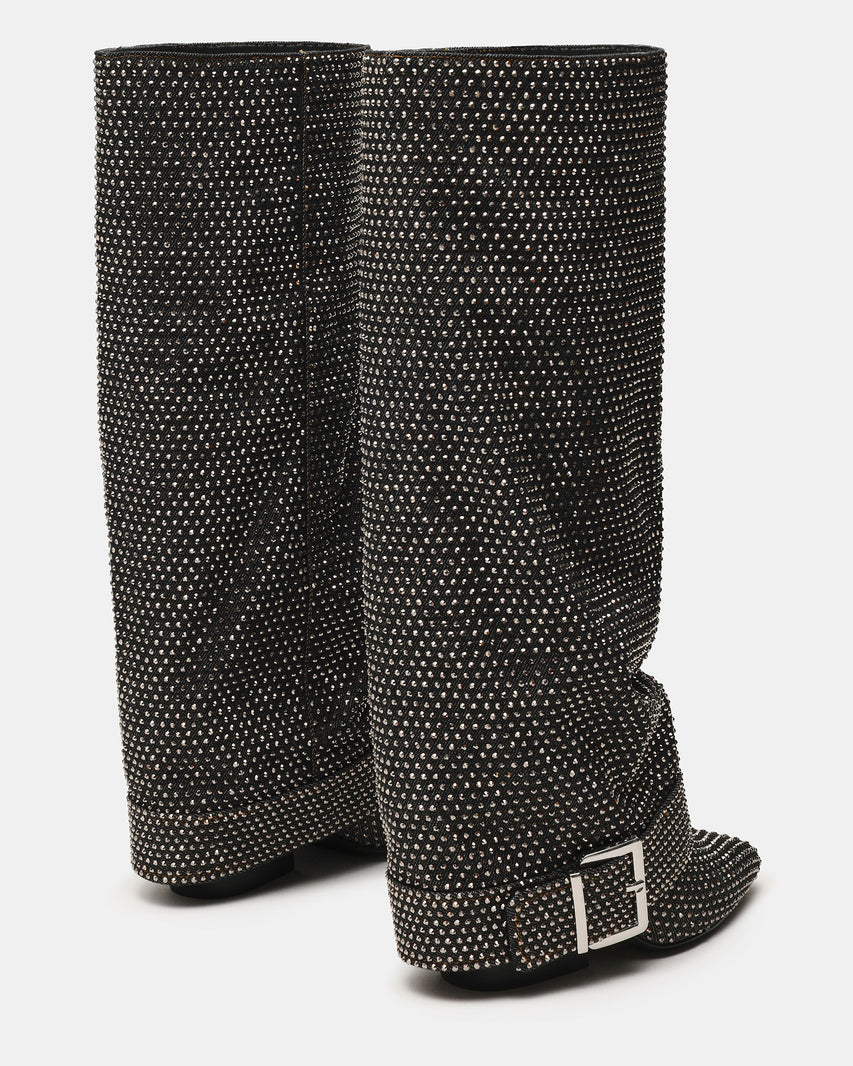 Illuzion-r Stivale Nero Denim - view 4