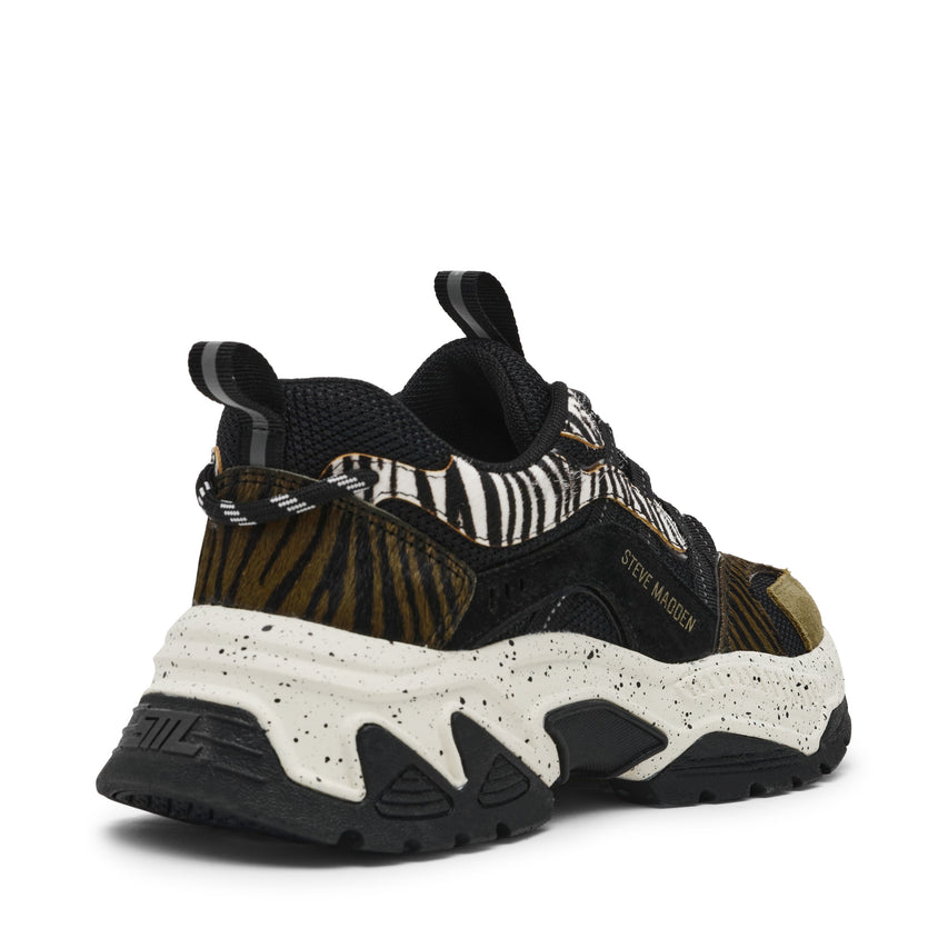 ANIMATES-L SNEAKER OLIVE ZEBRA