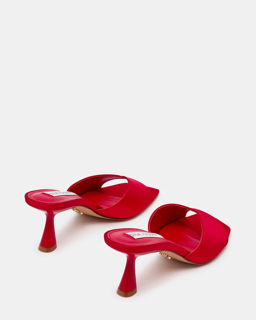 Ivie Mule Rosso Satin - view 4