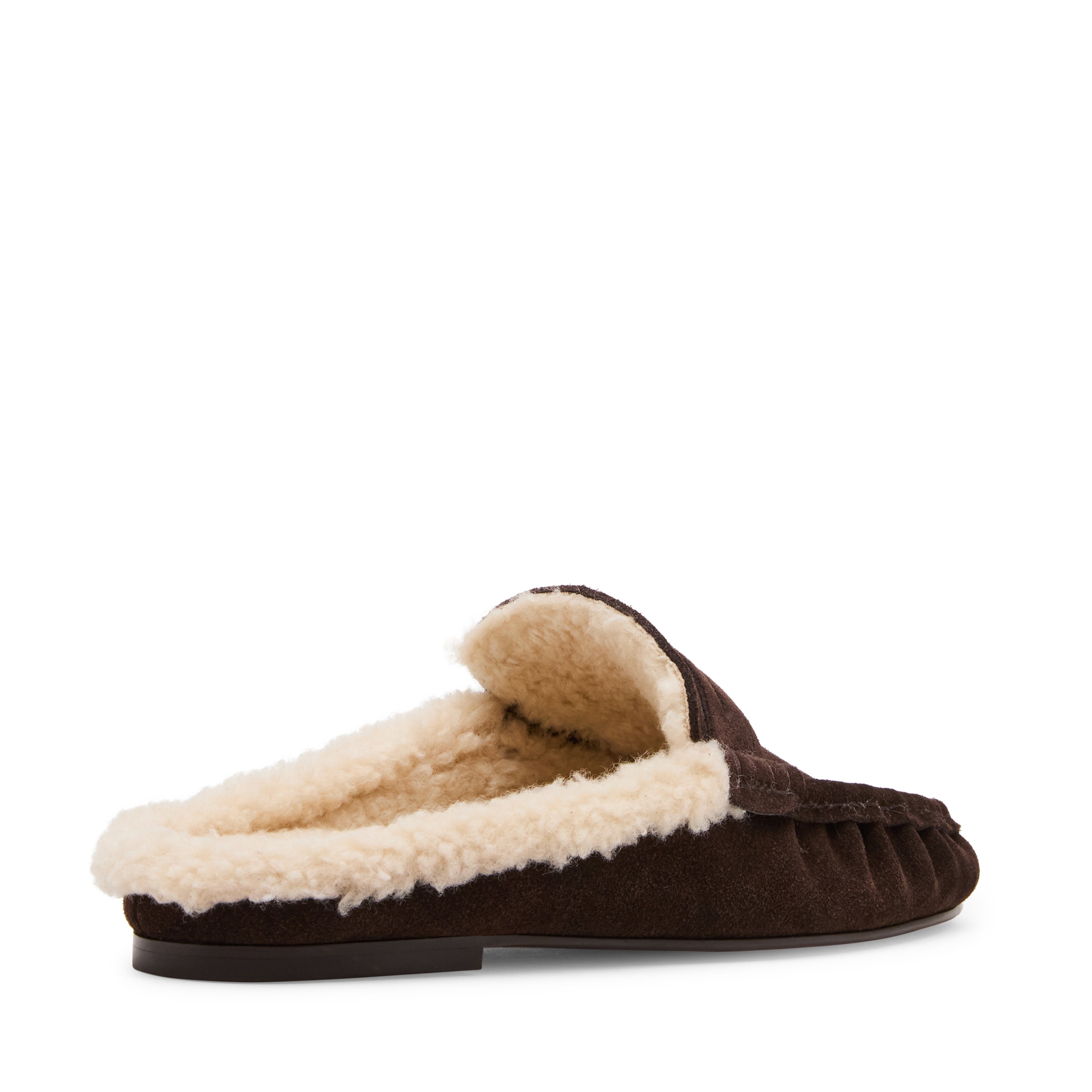 Rafe Mule Chocolate Marrone Suede - view 5