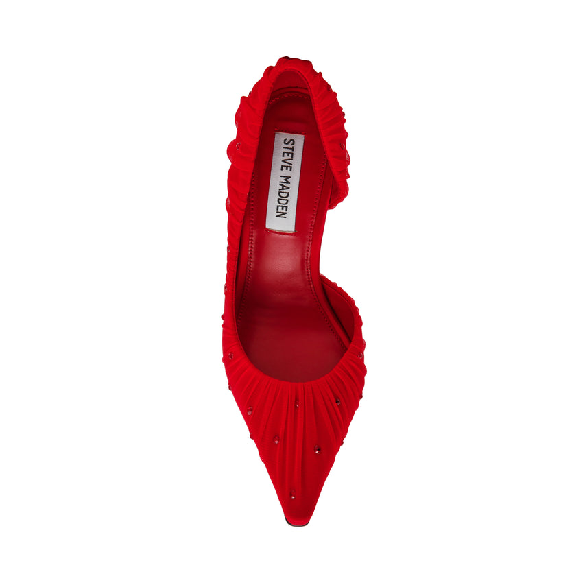 Danville Décolleté Rosso Satin - view 6