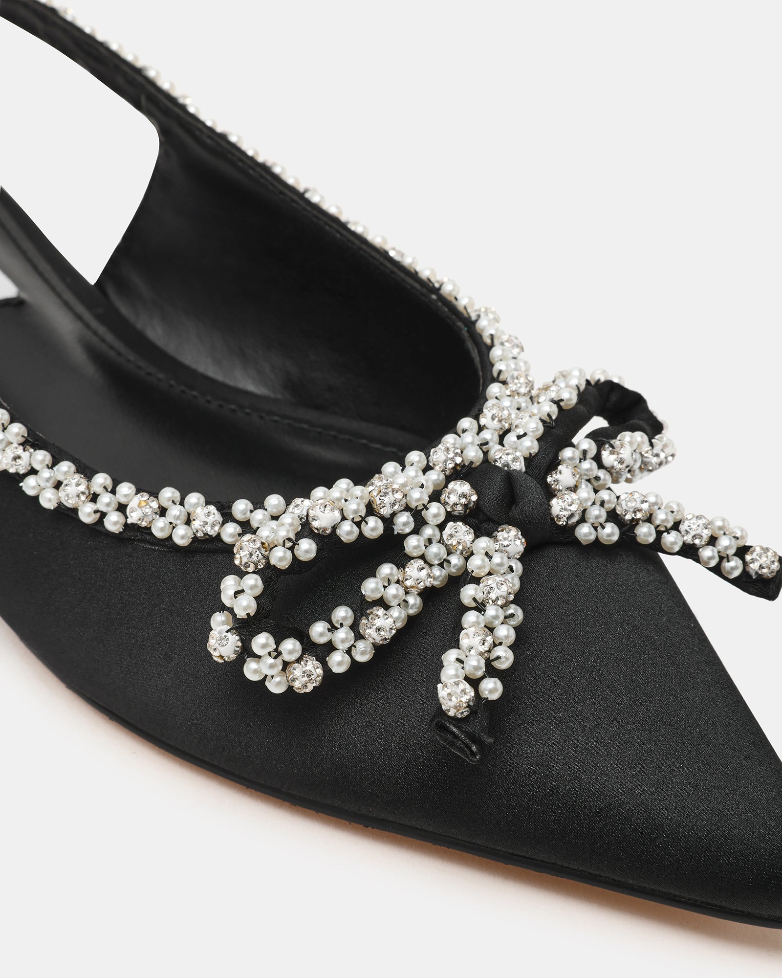 Solange Ballerina Nero Satin - view 3