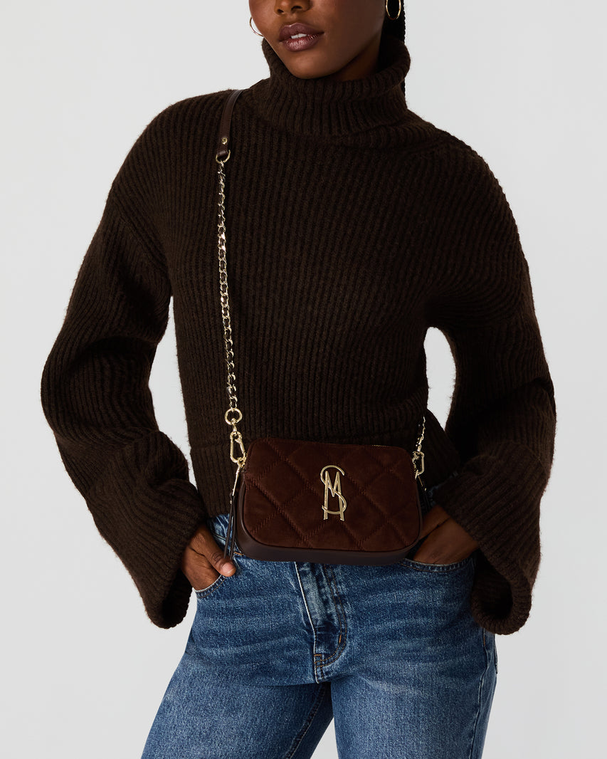 BMARVIS-S BORSA MARRONE ORO