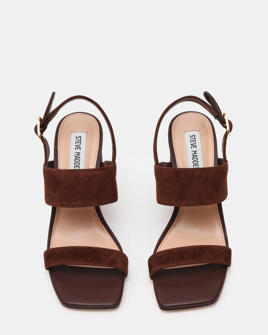 Wendie Sandalo Choco Marrone Suede - view 4