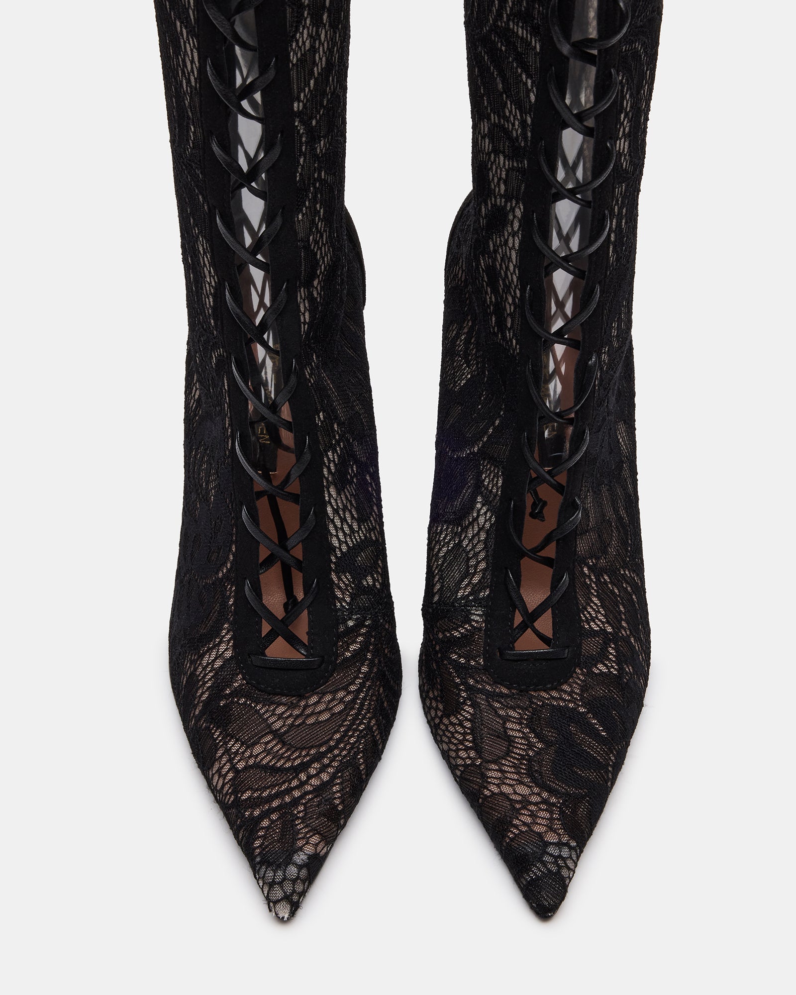 Maxine Stivali Nero Lace - view 4
