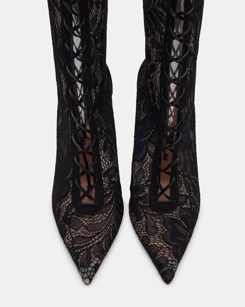 Maxine Stivali Nero Lace - view 4