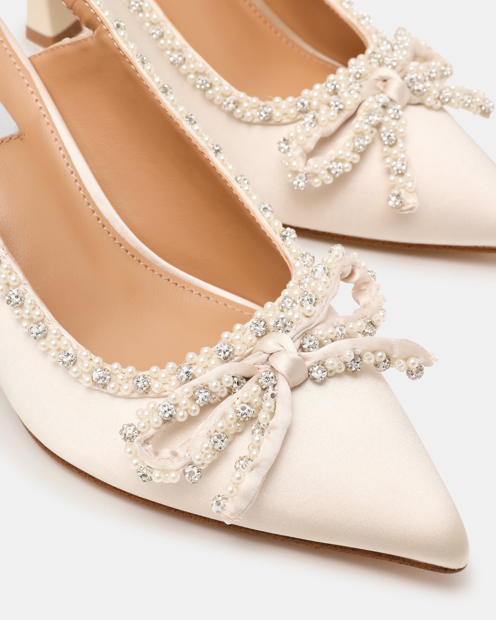 Florissa Slingback Avorio Satin - view 3