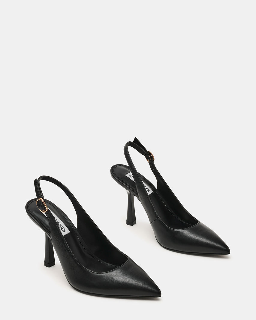 Juli Slingback Nero Pelle - view 6