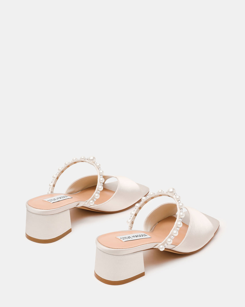 Galilea Mule Avorio Satin - view 4