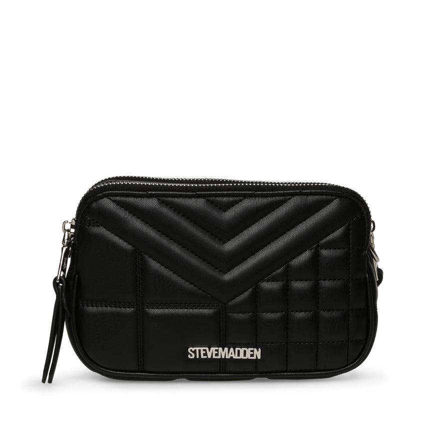 BNUAGE-Q BORSA NERO ARGENTO