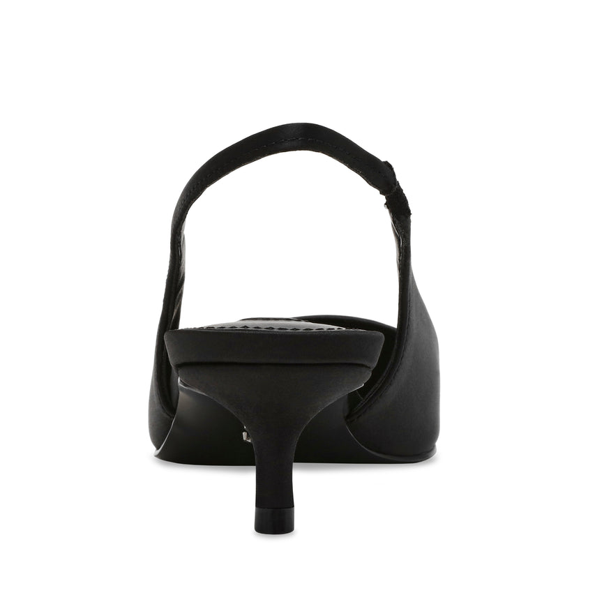 Kari Décolleté Nero Satin