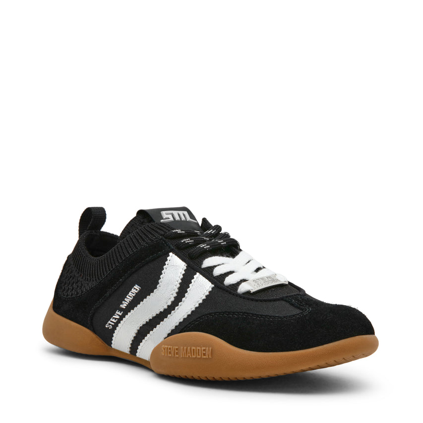 Biscotti Sneaker Nero Argento - view 2