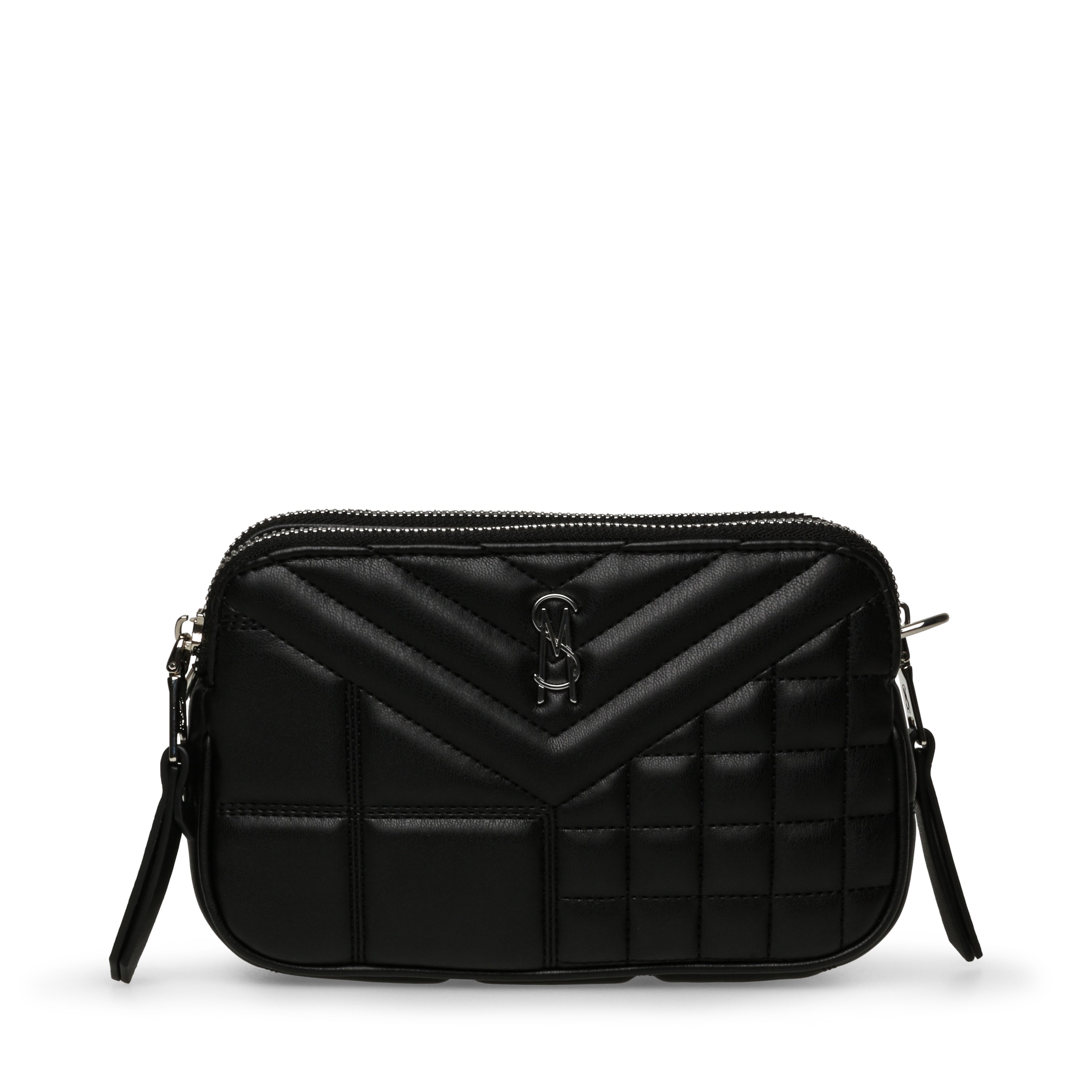 BNUAGE-Q BORSA NERO ARGENTO
