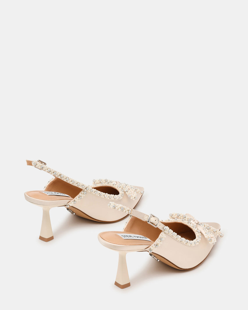 Florissa Slingback Avorio Satin - view 5