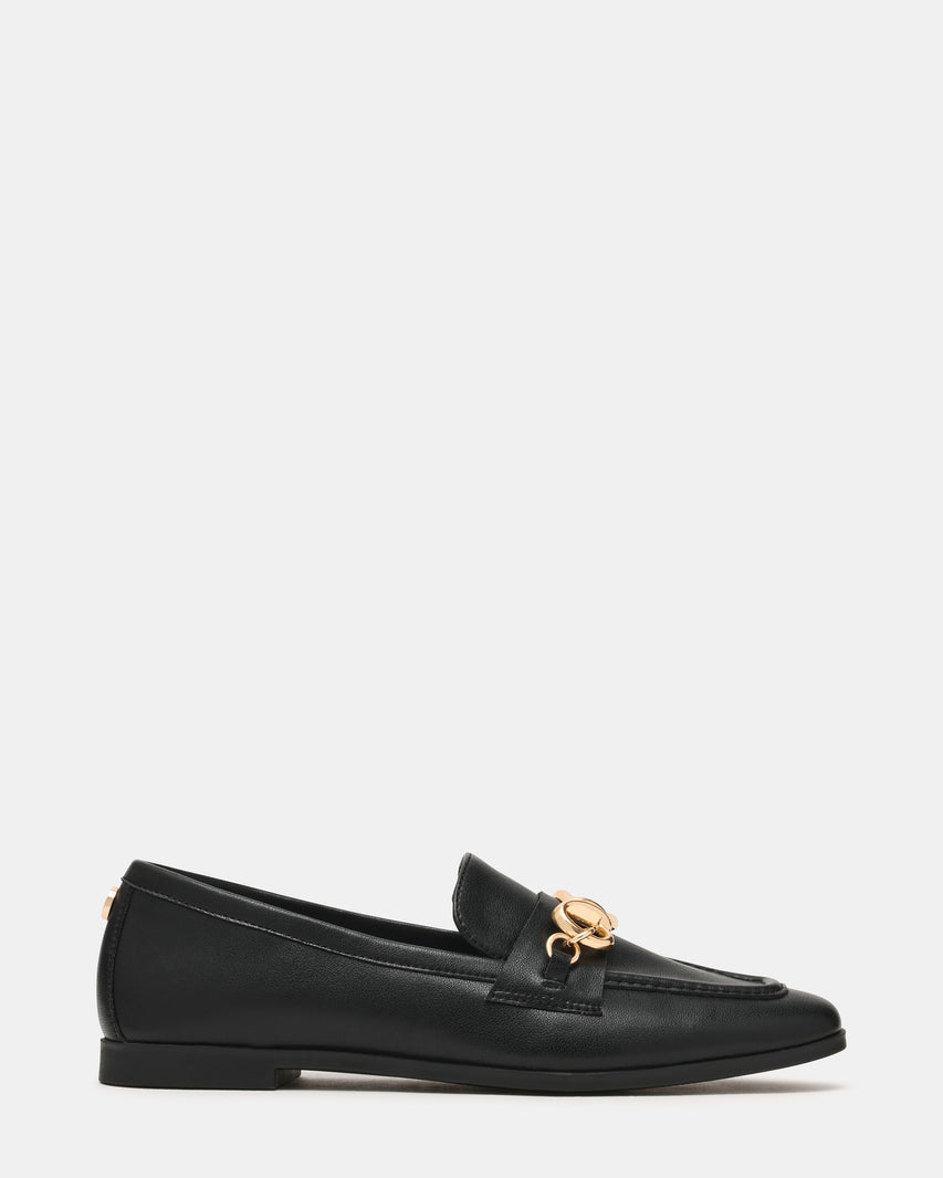 Chatty Mocassino Nero Pelle