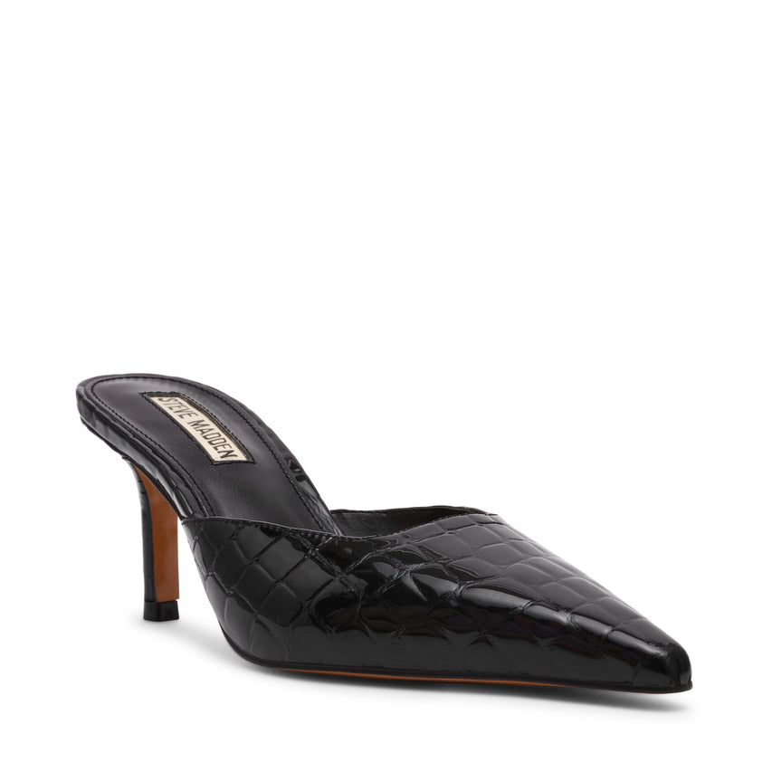 Alexi Mule Nero Croco - view 2