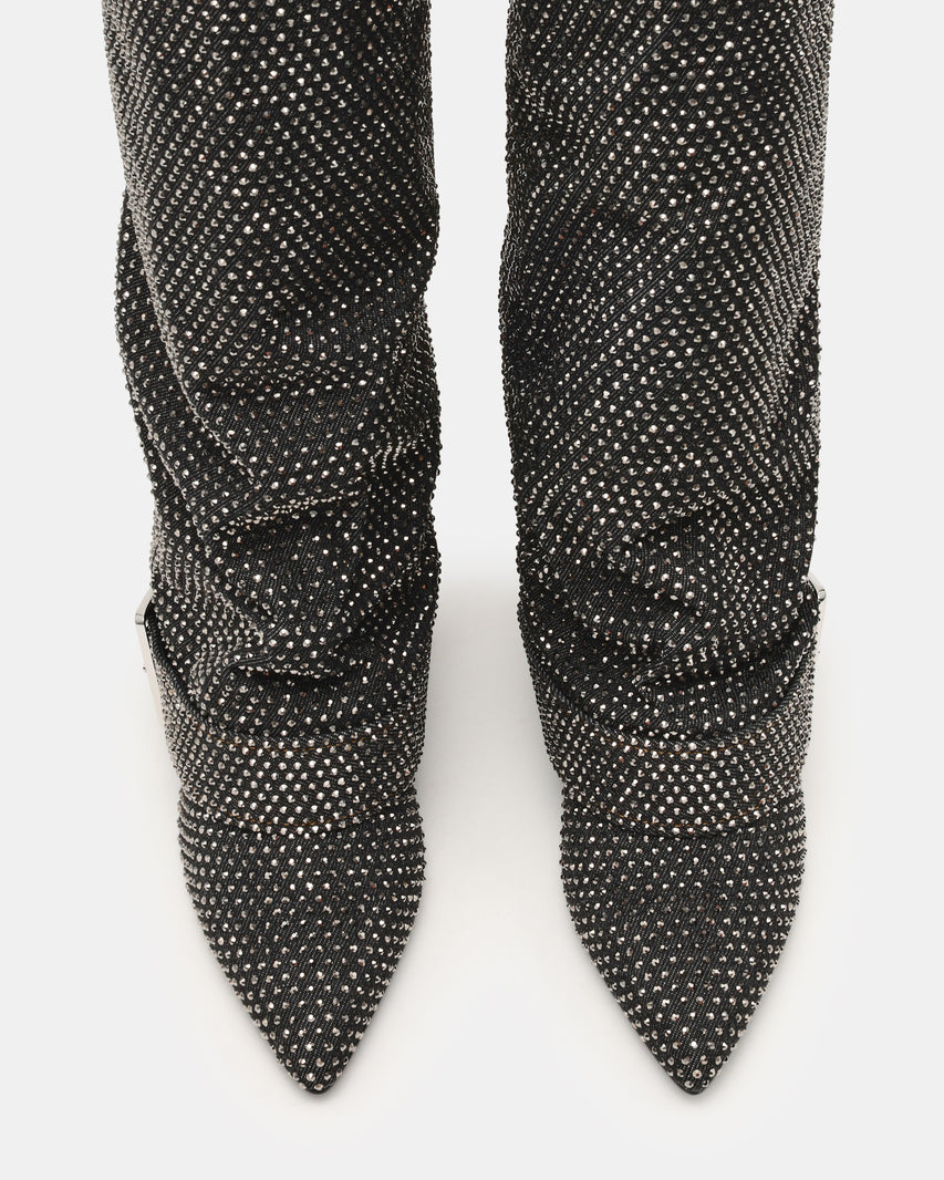 Illuzion-r Stivale Nero Denim - view 5