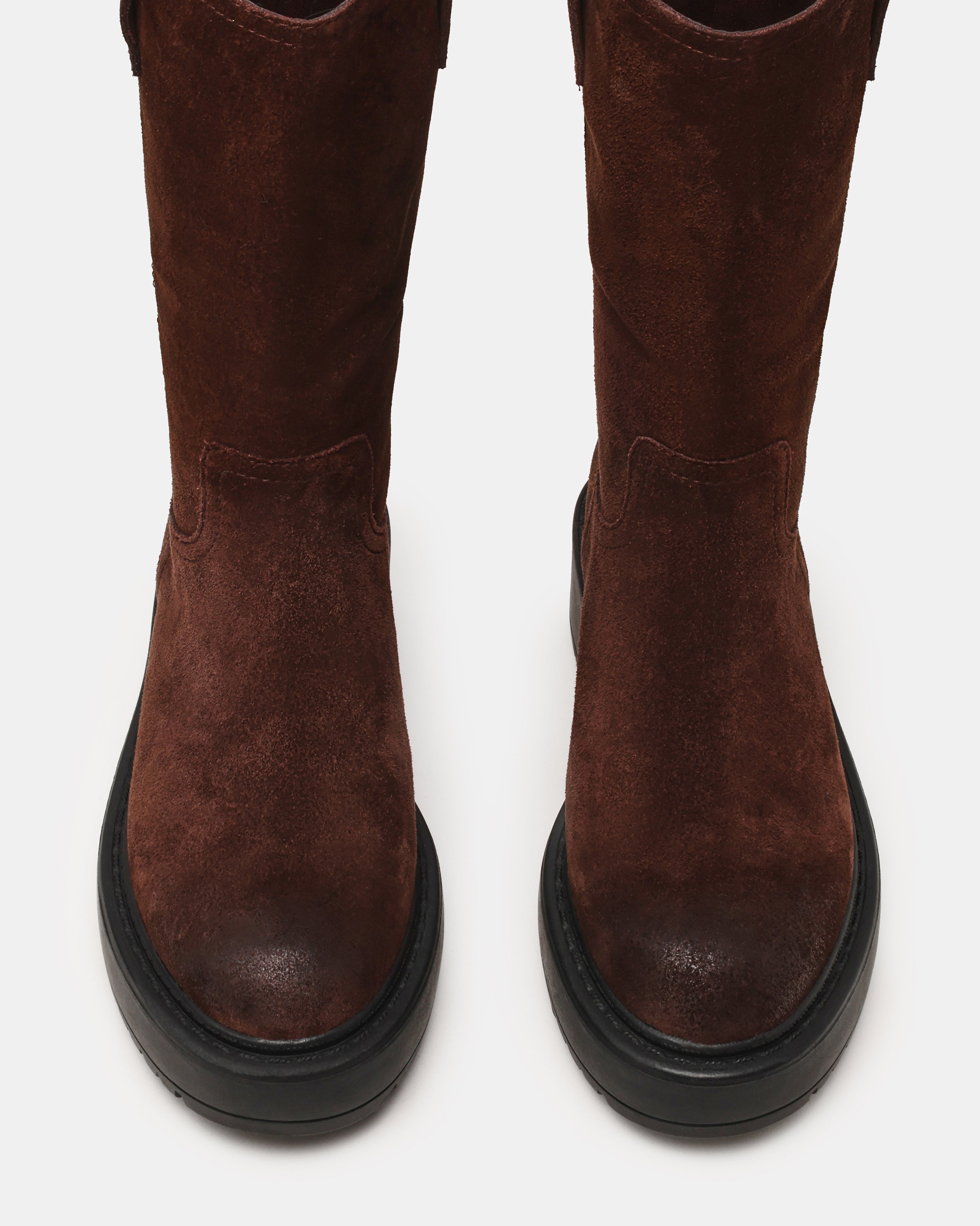 Ruckus Stivale Chocolate Marrone Suede - view 6