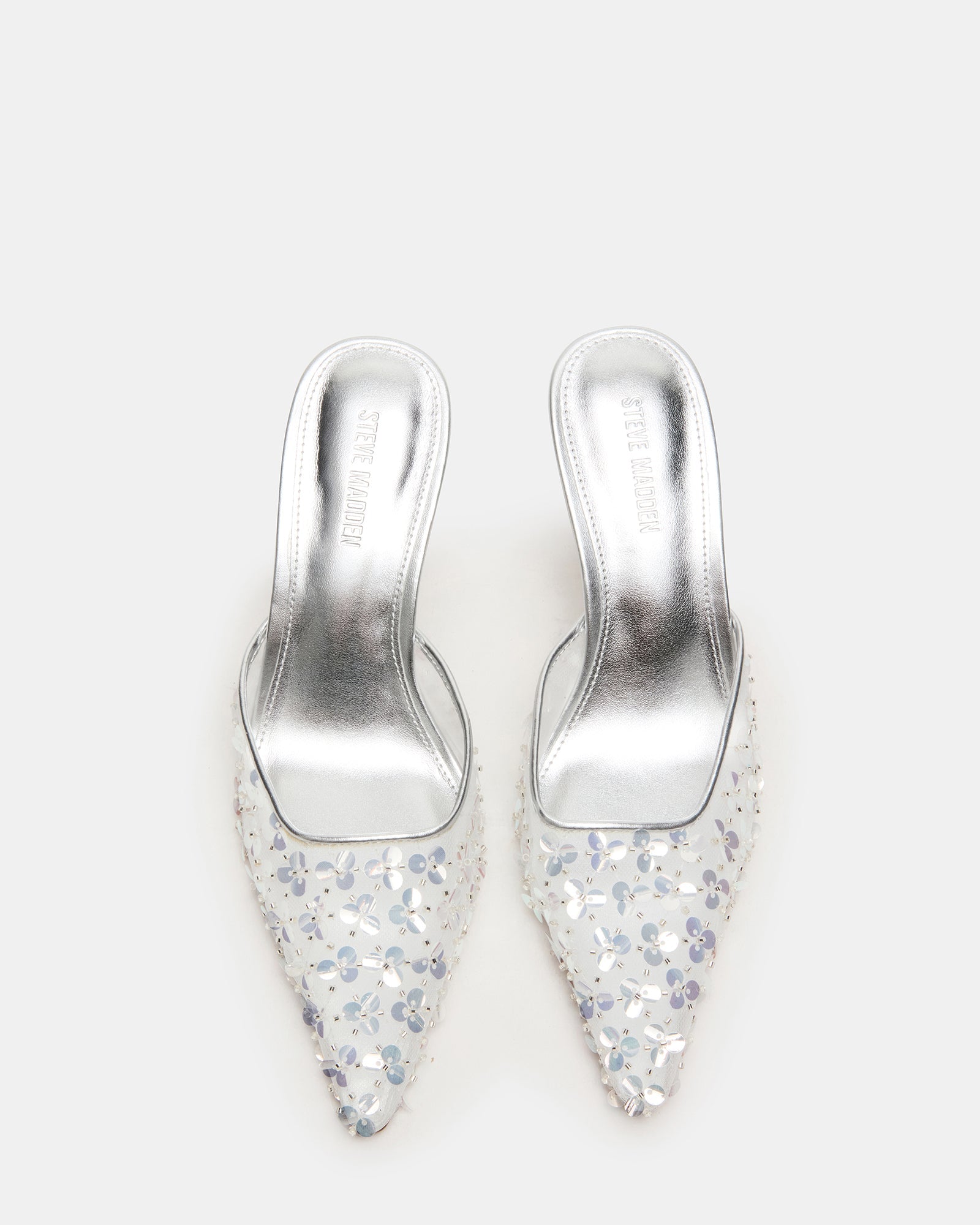 Alexi Mule Sequin Argento - view 4