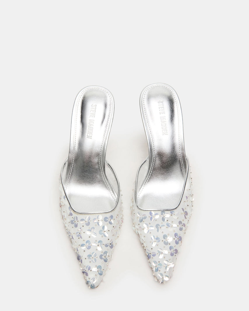 Alexi Mule Sequin Argento - view 4