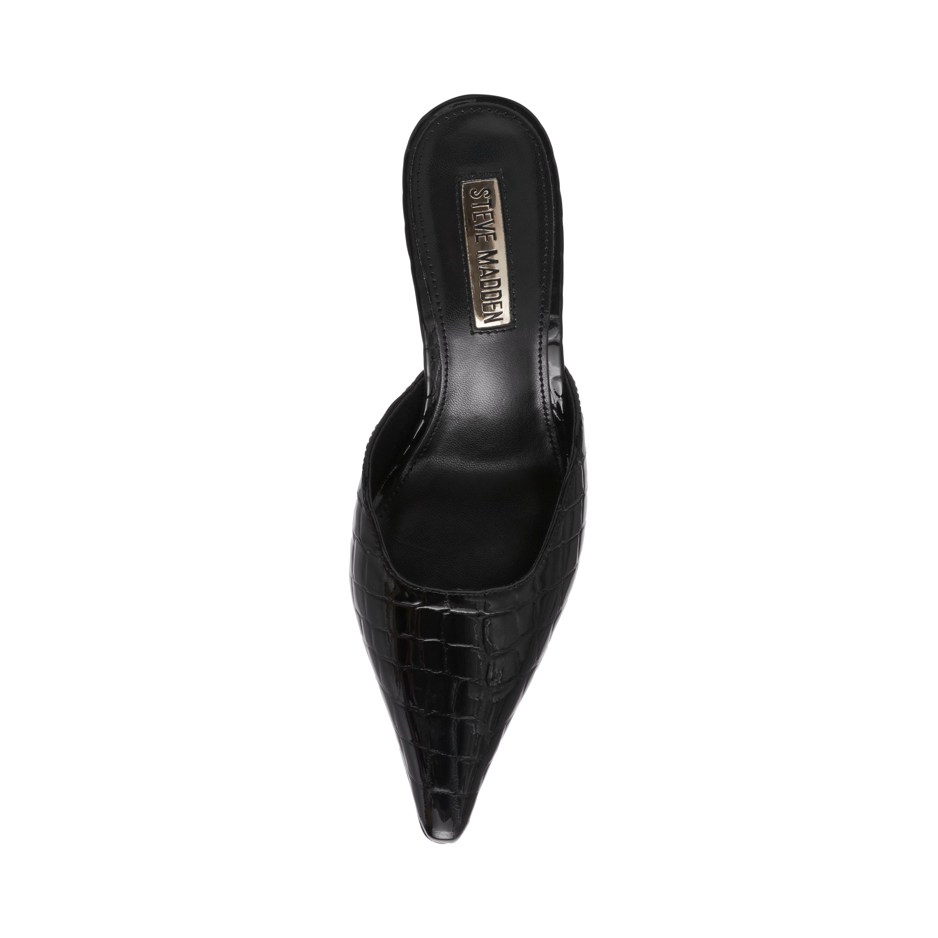 Alexi Mule Nero Croco - view 6
