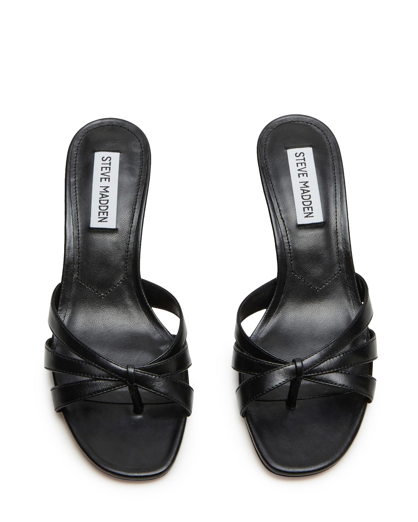 Cary Sandalo Nero Pelle - view 6