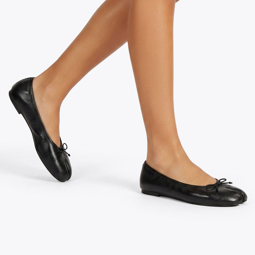 Carin Ballerina Nero Pelle - view 5