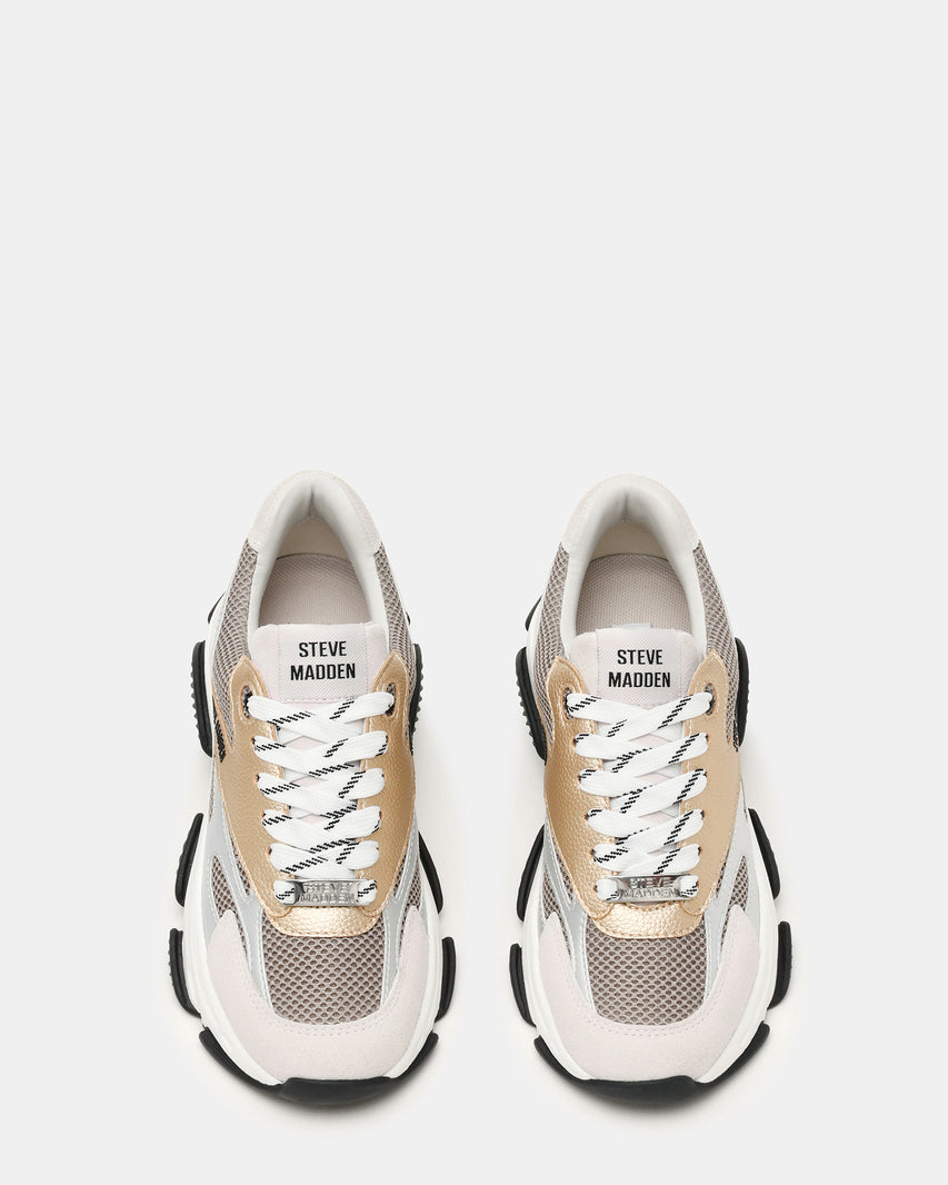 Front Row Sneaker Argento Multi - view 4