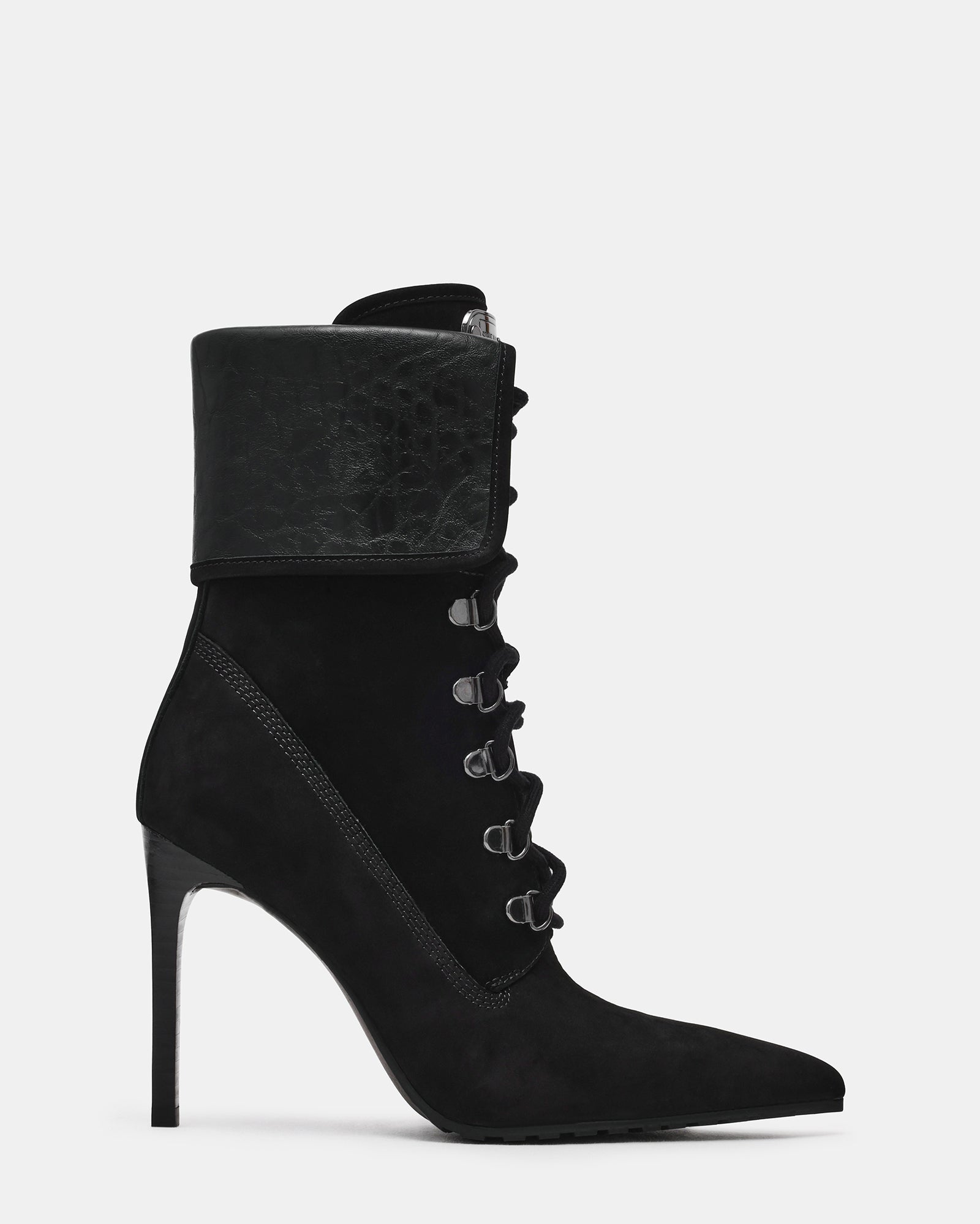 Morals Stivaletto Nero Nubuck