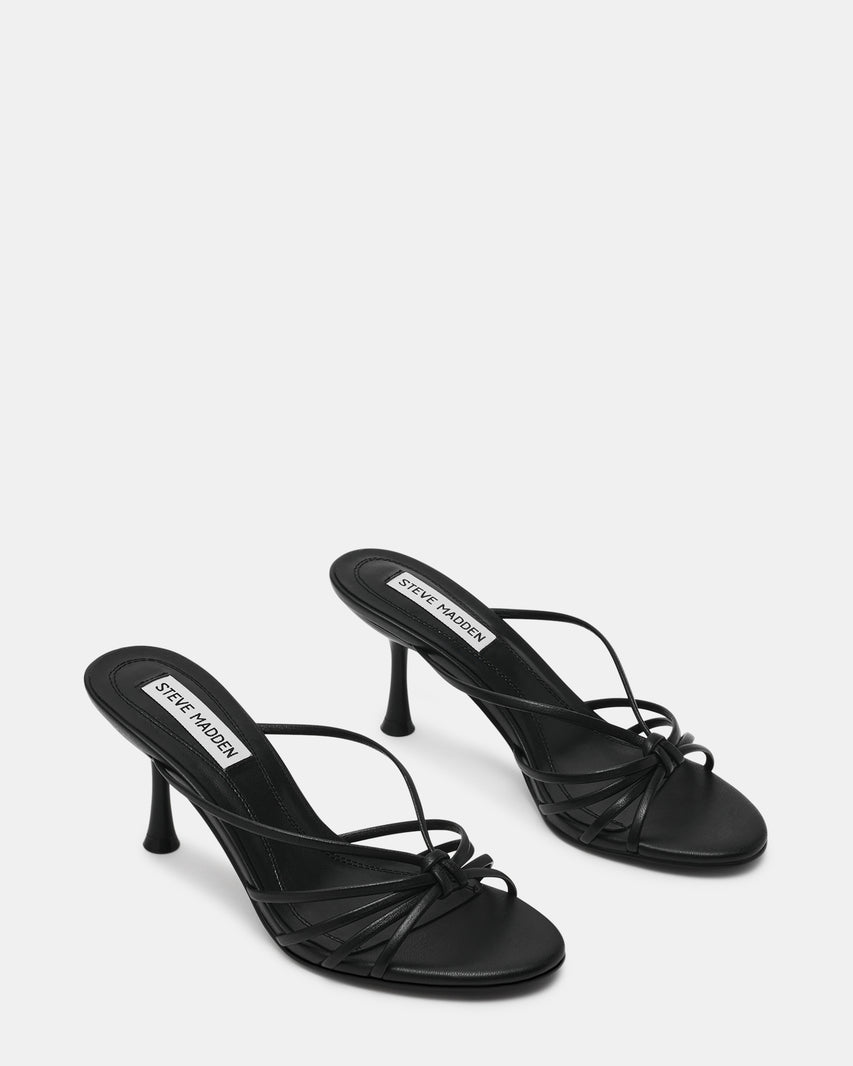 Edna Sandalo Nero Pelle - view 3